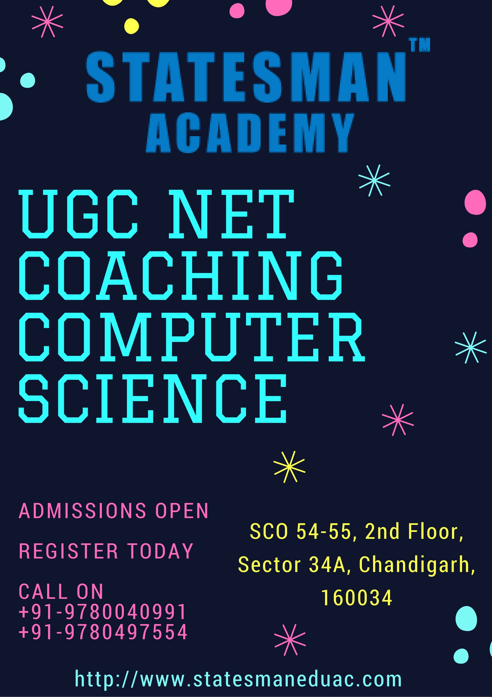 Statesman Academy For Best UGC NET Coaching in Chandigarh